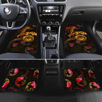 Tuvalu Car Mats Octopus Plumeria Polynesian Tattoo