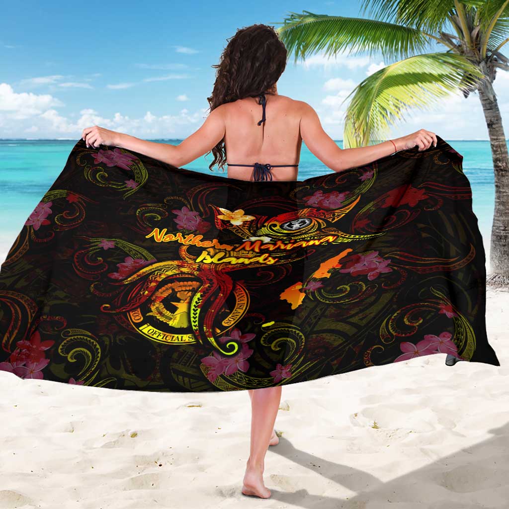 Northern Mariana Islands Sarong Octopus Plumeria Polynesian Tattoo
