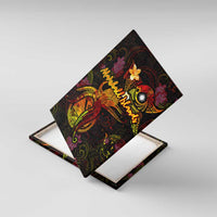 Marshall Islands Canvas Wall Art Octopus Plumeria Polynesian Tattoo