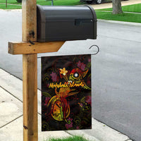 Marshall Islands Garden Flag Octopus Plumeria Polynesian Tattoo