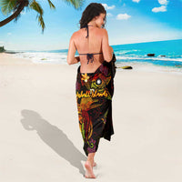 Marshall Islands Sarong Octopus Plumeria Polynesian Tattoo
