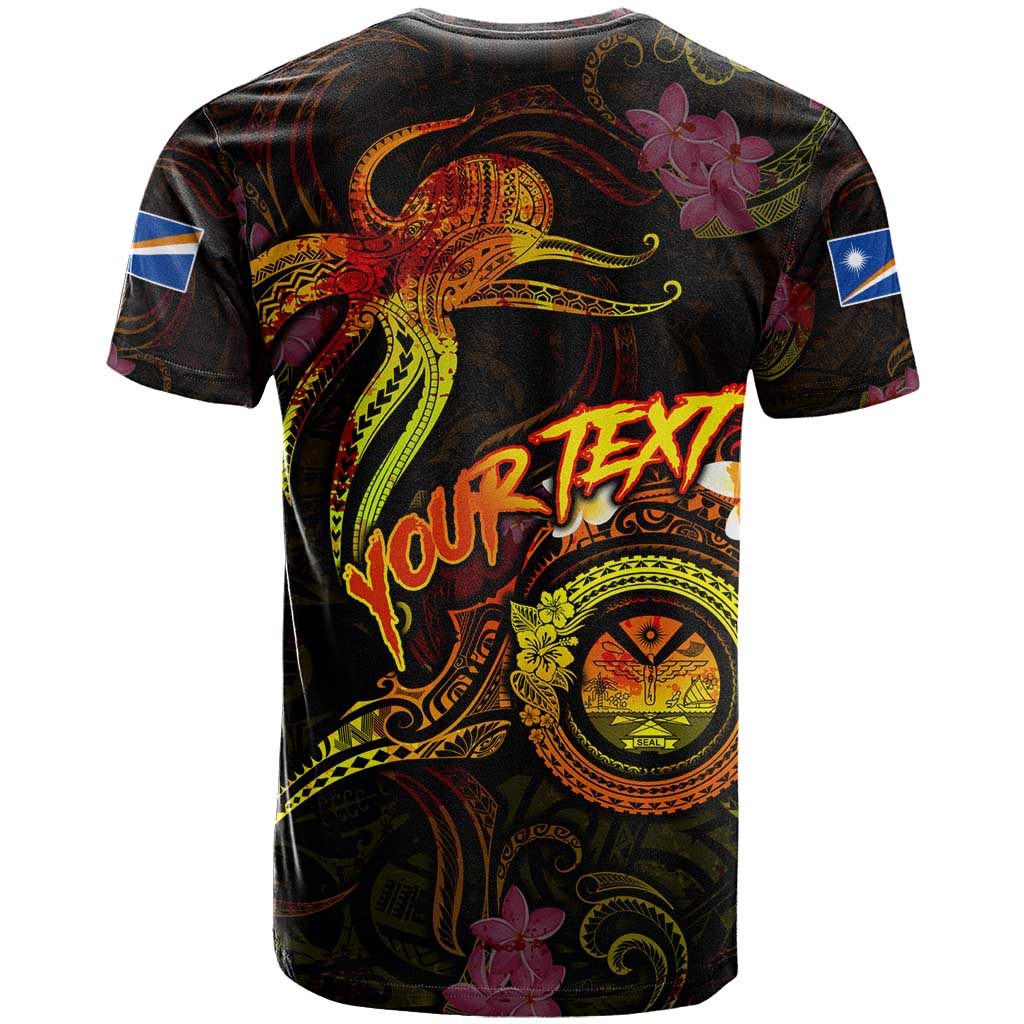 Marshall Islands T Shirt Octopus Plumeria Polynesian Tattoo