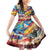 Custom The Philippines 126th Independence Anniversary Family Matching Mermaid Dress and Hawaiian Shirt Art Style