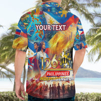 Custom The Philippines 126th Independence Anniversary Hawaiian Shirt Art Style