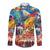Custom The Philippines 126th Independence Anniversary Long Sleeve Button Shirt Art Style