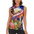 Personalized Philippines Independence Day Women Sleeveless Polo Shirt Polynesia Filipinas Eagle Hibiscus