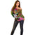 Personalised Vanuatu Independence Day 30 July Off Shoulder Sweater Hibiscus Polynesian Pattern