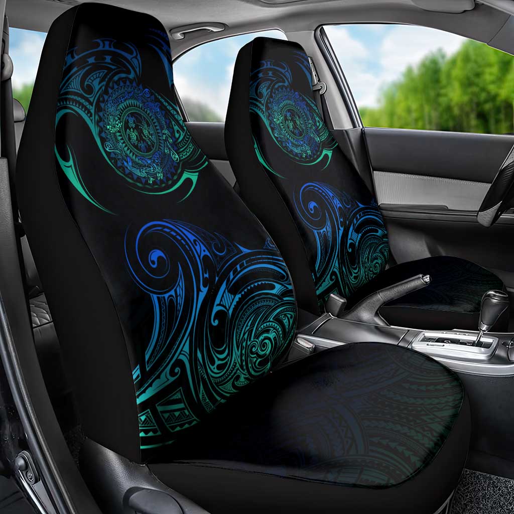 Sea Animal Polynesia Car Seat Cover Polynesian Pattern