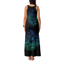 Sea Animal Polynesia Family Matching Tank Maxi Dress and Hawaiian Shirt Polynesian Pattern