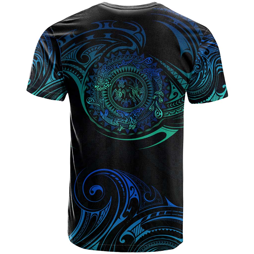 Sea Animal Polynesia T Shirt Polynesian Pattern