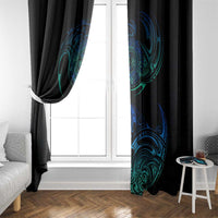 Sea Animal Polynesia Window Curtain Polynesian Pattern