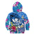 Aloha Hawaii Kid Hoodie Dolphins and Fish Hook Hibiscus
