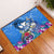Aloha Hawaii Rubber Doormat Dolphins and Fish Hook Hibiscus