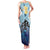 Mother And Baby Dolphins Family Matching Tank Maxi Dress and Hawaiian Shirt Hawaii Hibiscus