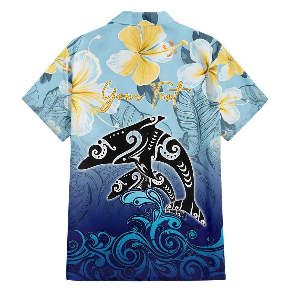 Mother And Baby Dolphins Hawaiian Shirt Hawaii Hibiscus