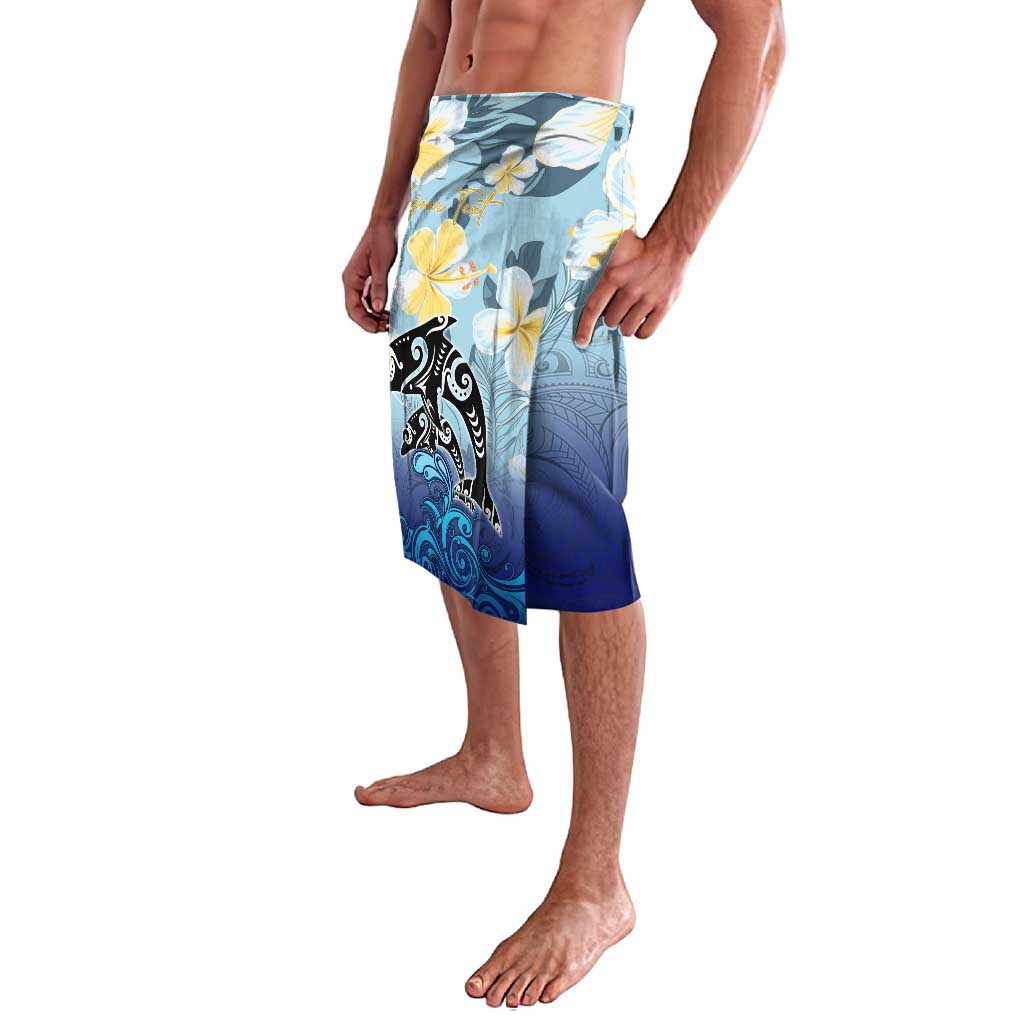 Mother And Baby Dolphins Lavalava Hawaii Hibiscus