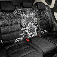 All Black Back Car Seat Cover New Zealand Rugby Mascot Maori