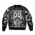 Personalized All Black Bomber Jacket New Zealand Rugby Mascot Maori