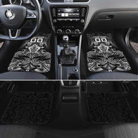 All Black Car Mats New Zealand Rugby Mascot Maori