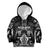 Personalized All Black Kid Hoodie New Zealand Rugby Mascot Maori