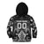Personalized All Black Kid Hoodie New Zealand Rugby Mascot Maori