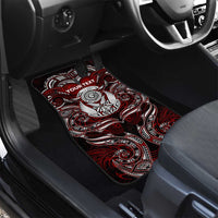 New Zealand Aotearoa Rugby Car Mats Maori Fern Tattoo Art