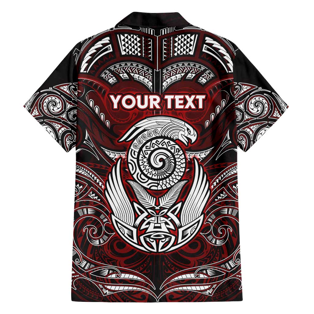 Personalized New Zealand Aotearoa Rugby Family Matching Off Shoulder Maxi Dress and Hawaiian Shirt Maori Fern Tattoo Art