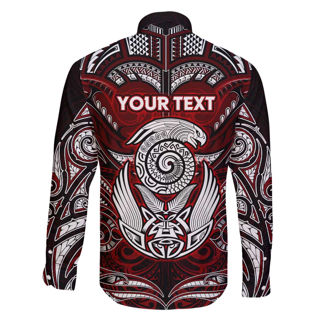 Personalized New Zealand Aotearoa Rugby Family Matching Off Shoulder Maxi Dress and Hawaiian Shirt Maori Fern Tattoo Art