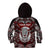 Personalized New Zealand Aotearoa Rugby Kid Hoodie Maori Fern Tattoo Art