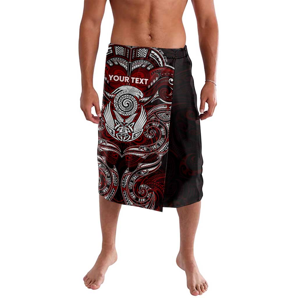 Personalized New Zealand Aotearoa Rugby Lavalava Maori Fern Tattoo Art