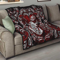 New Zealand Aotearoa Rugby Quilt Maori Fern Tattoo Art