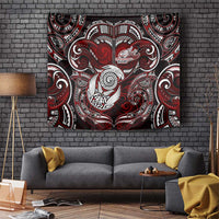 New Zealand Aotearoa Rugby Tapestry Maori Fern Tattoo Art