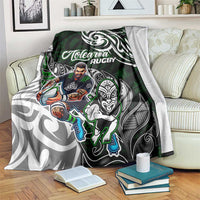 NZ Aotearoa Rugby Blanket New Zealand Silver Fern