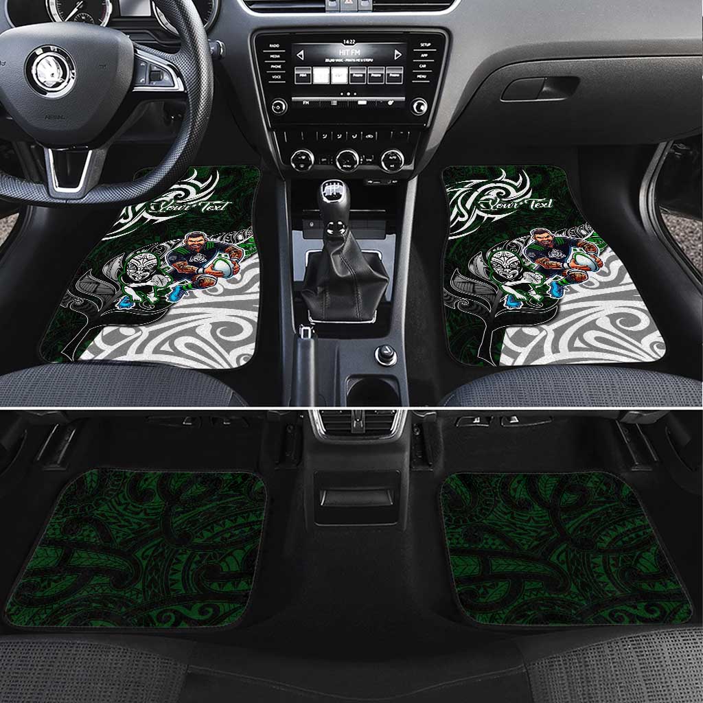 NZ Aotearoa Rugby Car Mats New Zealand Silver Fern
