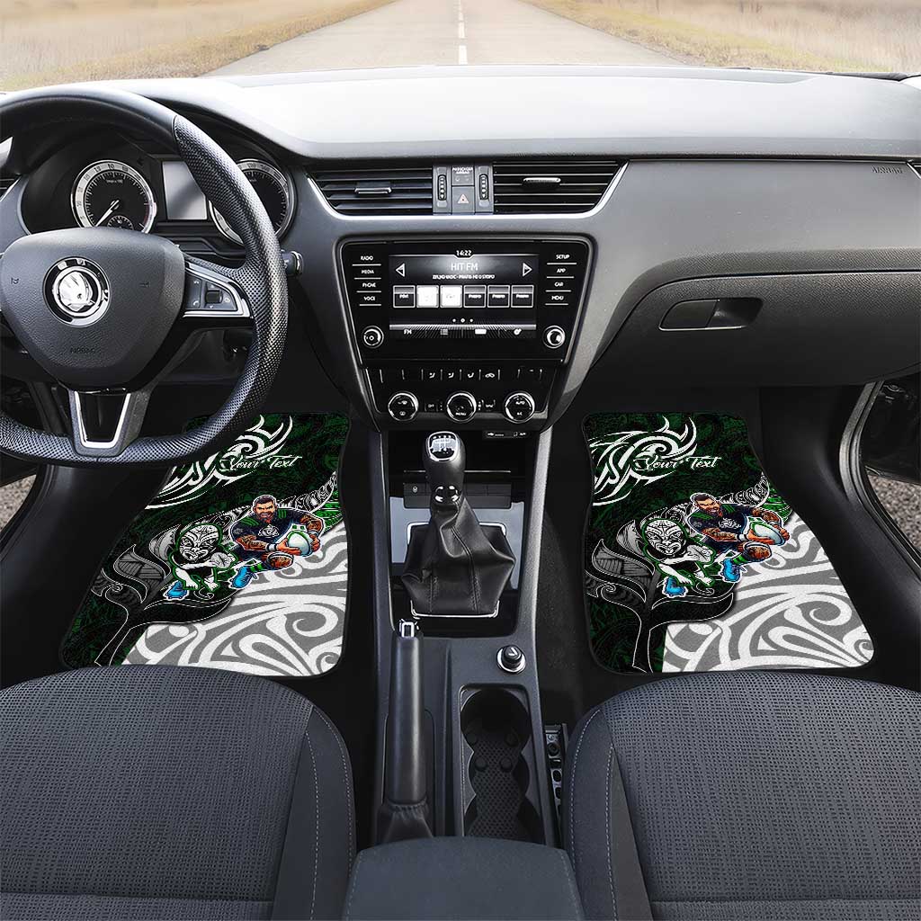 NZ Aotearoa Rugby Car Mats New Zealand Silver Fern