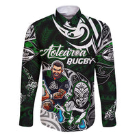 Personalized NZ Aotearoa Rugby Family Matching Tank Maxi Dress and Hawaiian Shirt New Zealand Silver Fern