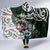 NZ Aotearoa Rugby Hooded Blanket New Zealand Silver Fern