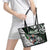 NZ Aotearoa Rugby Leather Tote Bag New Zealand Silver Fern