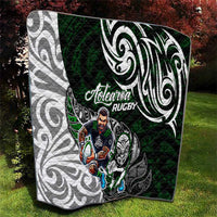 NZ Aotearoa Rugby Quilt New Zealand Silver Fern