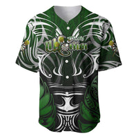 Personalised Warriors Maori Darts Baseball Jersey New Zealand Darts Silver Fern