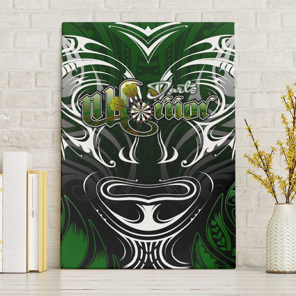 Warriors Maori Darts Canvas Wall Art New Zealand Darts Silver Fern