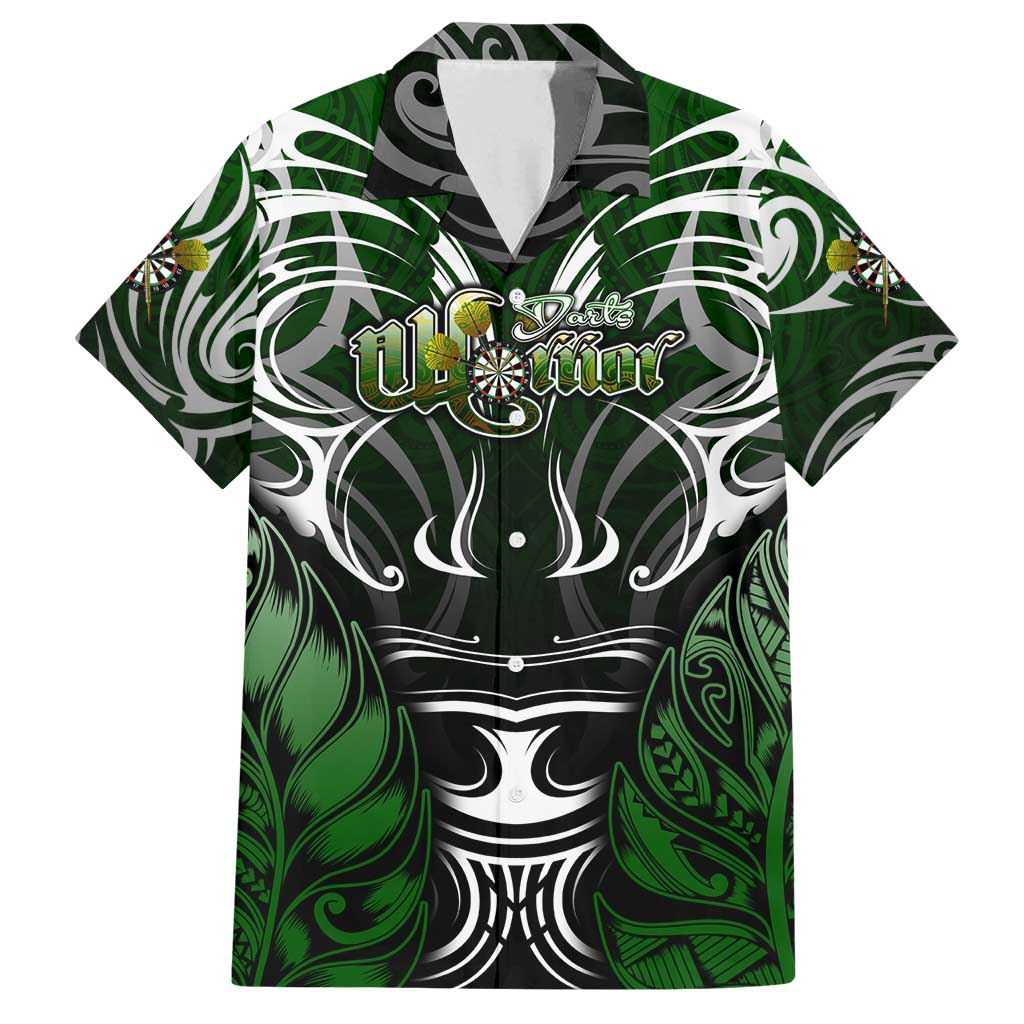Personalised Warriors Maori Darts Family Matching Puletasi and Hawaiian Shirt New Zealand Darts Silver Fern