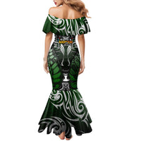 Personalised Warriors Maori Darts Mermaid Dress New Zealand Darts Silver Fern