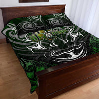 Warriors Maori Darts Quilt Bed Set New Zealand Darts Silver Fern