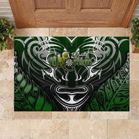 Warriors Maori Darts Rubber Doormat New Zealand Darts Silver Fern