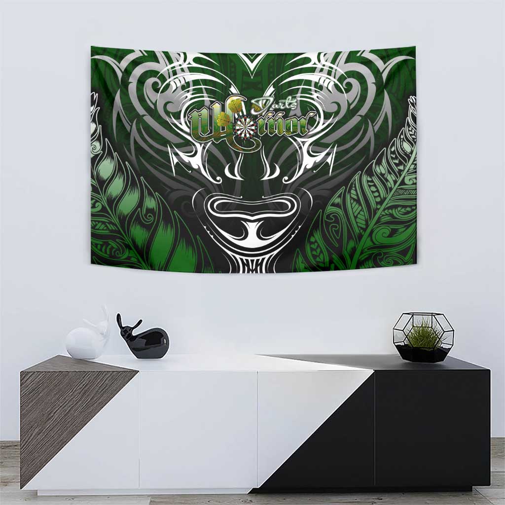 Warriors Maori Darts Tapestry New Zealand Darts Silver Fern
