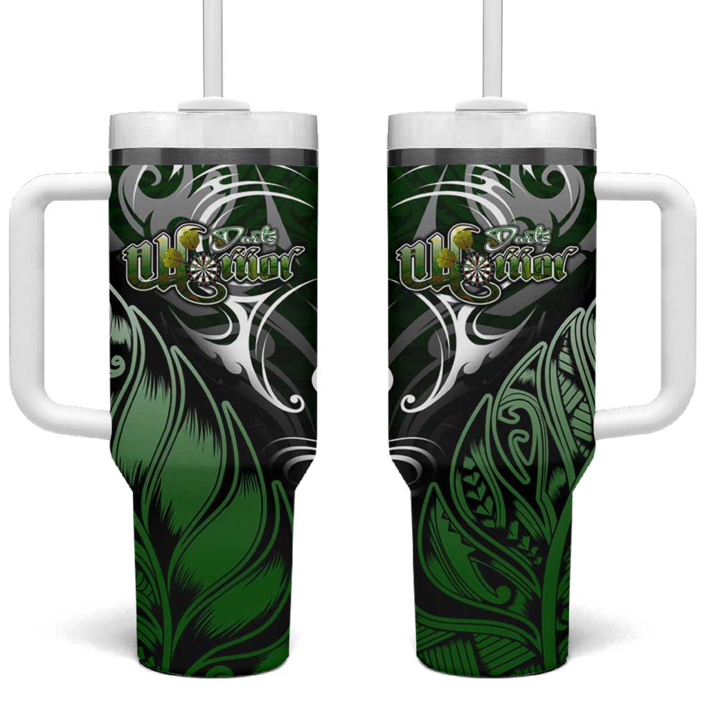 Warriors Maori Darts Tumbler With Handle New Zealand Darts Silver Fern