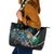 New Zealand Darts Leather Tote Bag NZ Paua Shell Maori Fern