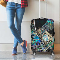 New Zealand Darts Luggage Cover NZ Paua Shell Maori Fern