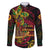 Custom Vanuatu 45th Independence Anniversary Family Matching Off The Shoulder Long Sleeve Dress and Hawaiian Shirt Flower Melanesian Namele Turtle - Polynesian Pride